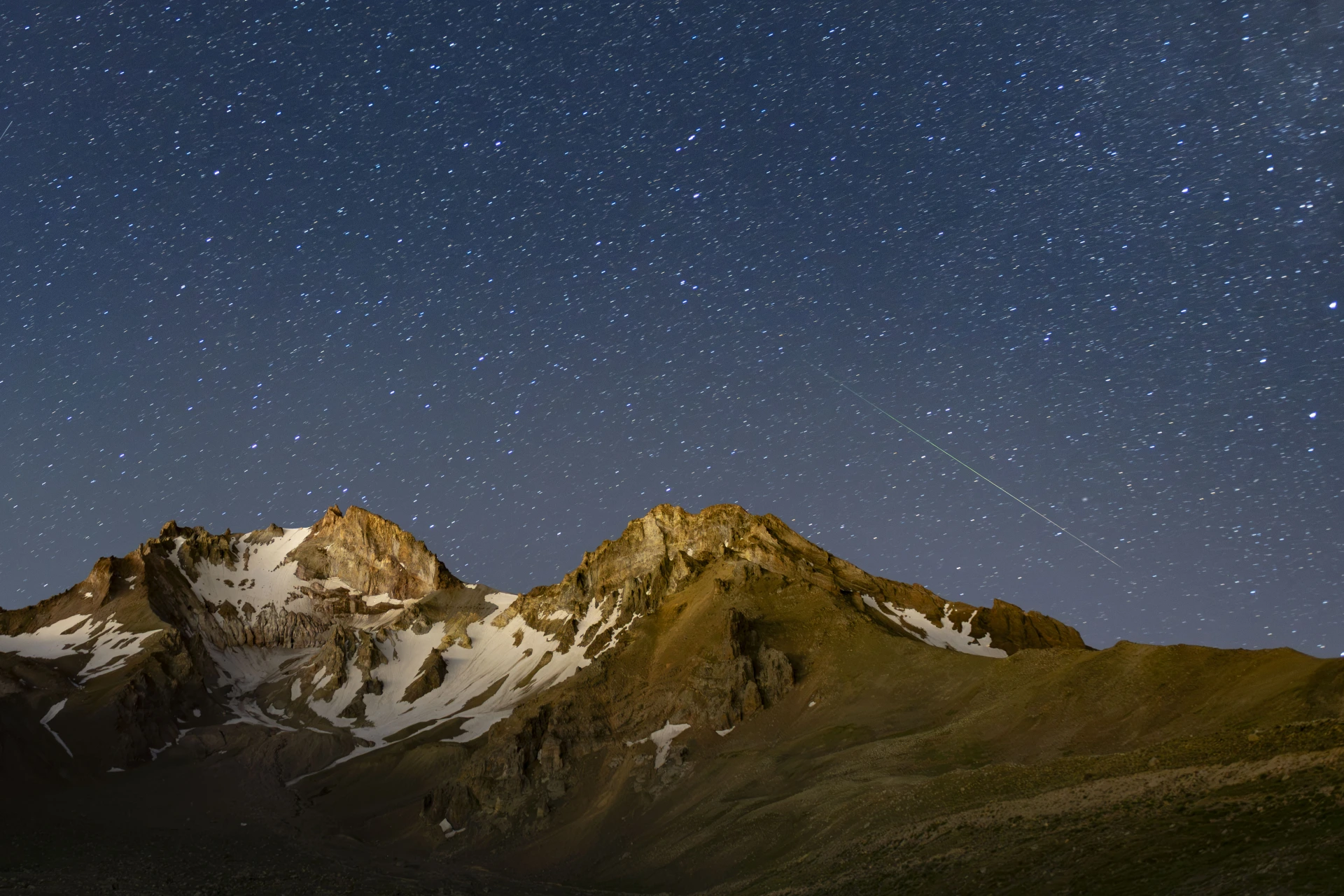Erciyes Dağı Perseid Meteor Yağmuru