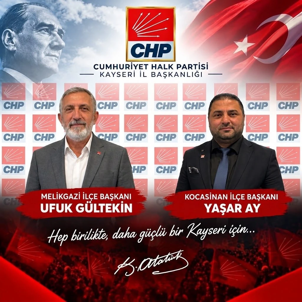 CHP Kayseri’de iki ilçe başkanı görevden alındı