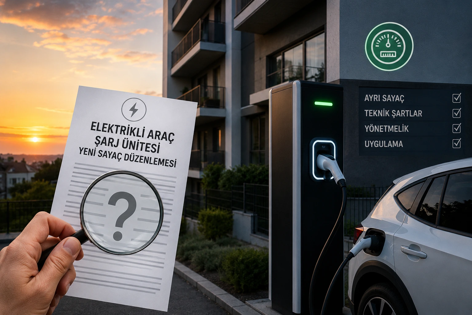 Elektrikli Araç Sahiplerine Yeni Sayaç Sorusu: Apartmanlarda Belirsizlik Sürüyor