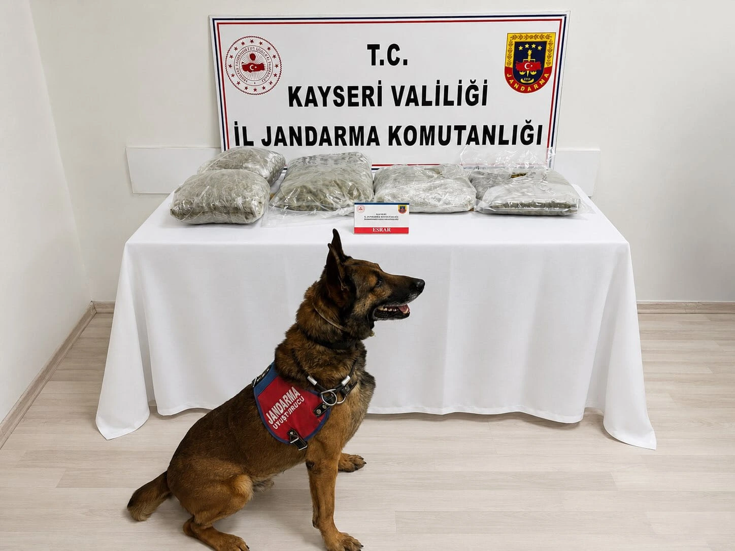 Başlık: Kayseri’de Jandarmadan Gece Operasyonu: 5 Kilo Esrar Ele Geçirildi